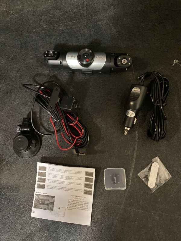 Photo 1 of 4 Channel Car Dashcam, Front Rear Interior Camera System with 1080P Resolution, Parking Monitor and WiFi Connection for Vehicle Security and Accident Evidence