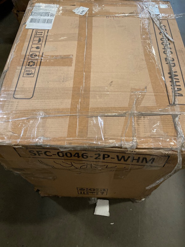 Photo 1 of Bar Stools Set of 2, 38 Inch Height Modern Kitchen Bar Stools with Fabric Upholstered, Indoor & Outdoor Bar Stools for Kitchen Island,BarStools with Gold Metal Stand?White?