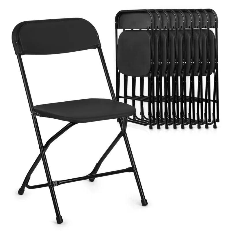 Photo 1 of 10 Pcs Foldable Chair Black
