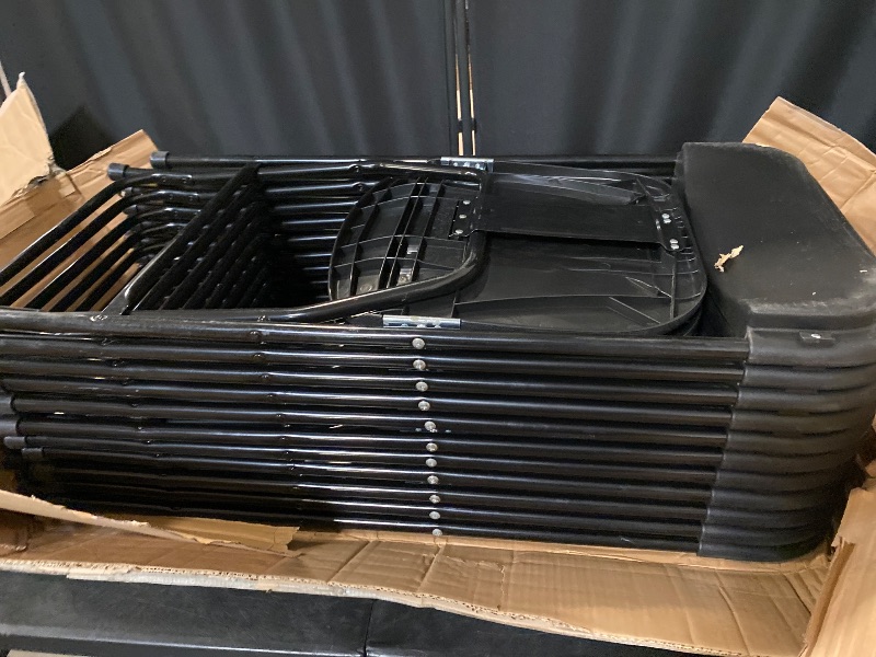 Photo 1 of 10 Pcs Foldable Chair Black