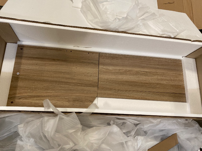 Photo 1 of 7 Drawer Dresser for Bedroom, 57" Wide Rattan Dressers, Large Chest of Drawers for Bedroom, Dresser TV Stand, Boho Closet Organizer (Reclaimed Light Oak, 7 Drawers (1 pc))