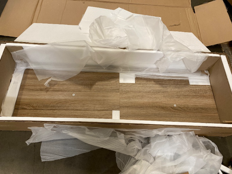 Photo 1 of 7 Drawer Dresser for Bedroom, 57" Wide Rattan Dressers, Large Chest of Drawers for Bedroom, Dresser TV Stand, Boho Closet Organizer (Reclaimed Light Oak, 7 Drawers (1 pc))