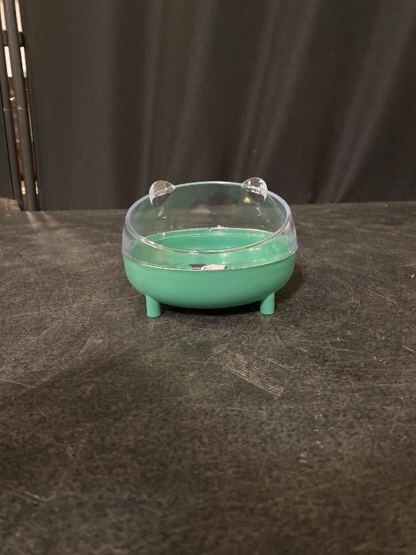 Photo 1 of Hamster Sand Bath Container, Large Sandbox Toilet Gerbil Batheoom, Tiny Chinchilla Dust Bathtub Sand Bath Box for Hamster Cage Accessories 6.5 Inch-Dark Green
