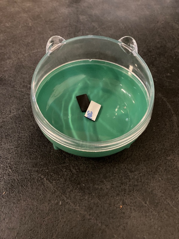Photo 1 of Hamster Sand Bath Container, Large Sandbox Toilet Gerbil Batheoom, Tiny Chinchilla Dust Bathtub Sand Bath Box for Hamster Cage Accessories 6.5 Inch-Dark Green
