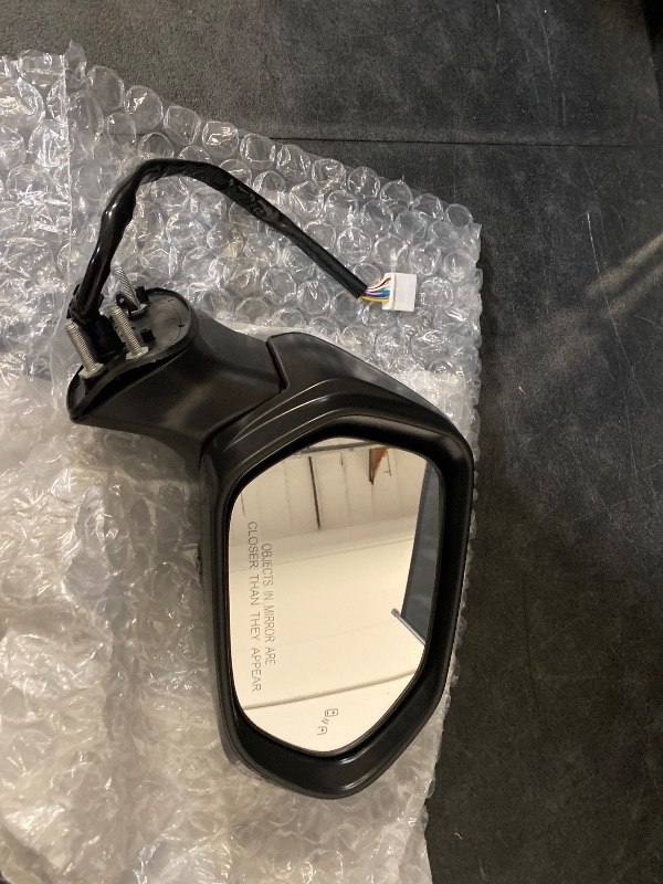 Photo 1 of TRQ Passenger Side Mirror Power Heated Paint to Match with Blind Spot Indicator Side View Camera Compatible with 2018-2021 Toyota Camry TO1321411 87910-06850
