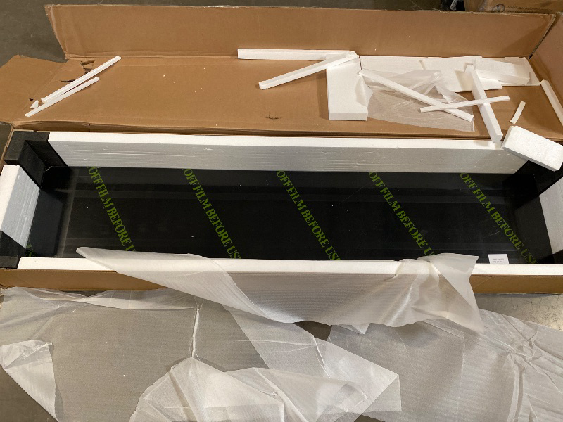 Photo 1 of Modern high gloss TV stand with RGB LED, Black