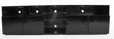 Photo 1 of Modern high gloss TV stand with RGB LED, Black