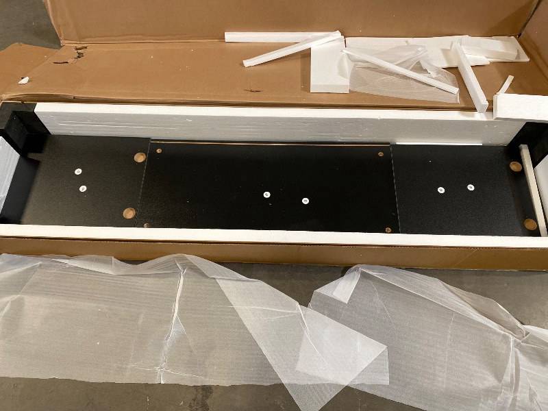 Photo 1 of Modern high gloss TV stand with RGB LED, Black