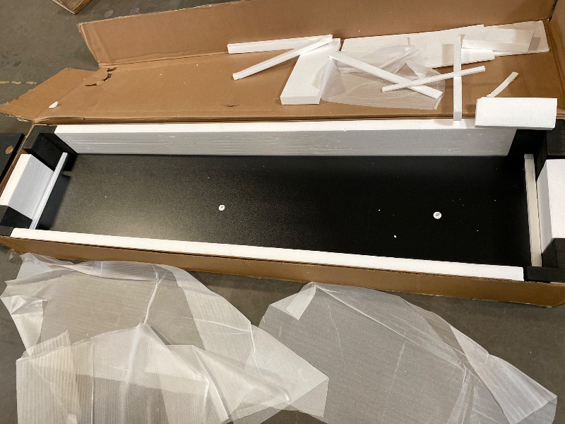 Photo 1 of Modern high gloss TV stand with RGB LED, Black