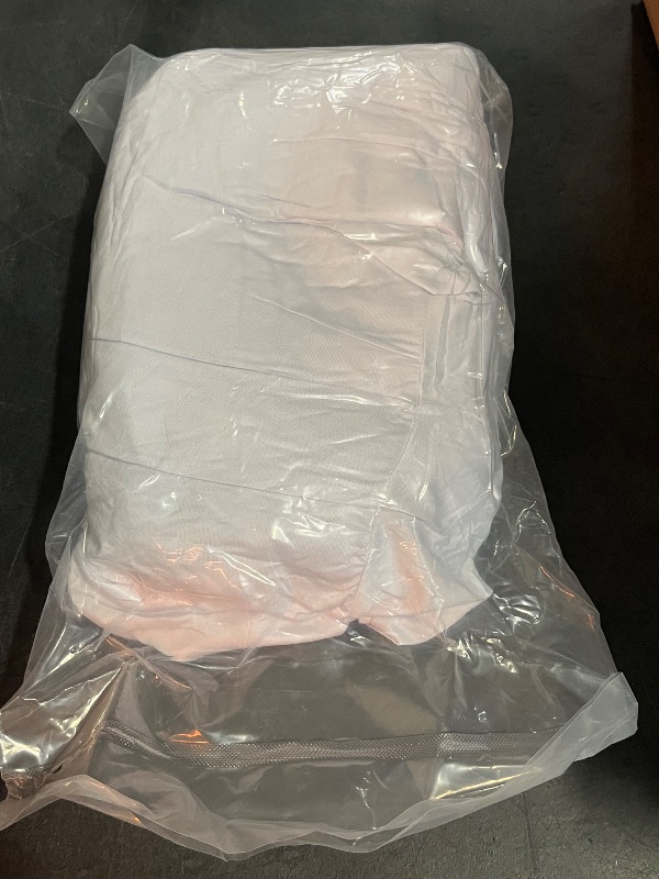 Photo 1 of Craft And Party 10 Pack White Spandex Folding Chair Covers, Stretch Polyester Slipcovers for Wedding, Party & Dining Chairs – Flat Front Design, Universal Fit
