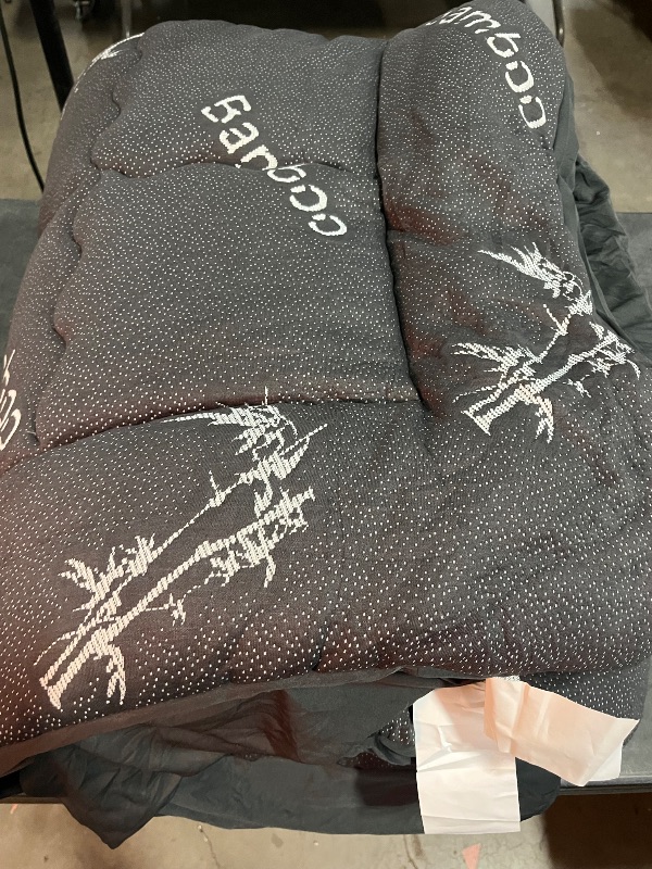 Photo 1 of BEDLORE Queen Mattress Topper Viscose Derived from Bamboo, Thick Pillow Top Mattress Pad with Stretchable Pockets for 6-18 inches Mattress, Soft Mattress Topper for Back Pain Relief(Dark Gray)