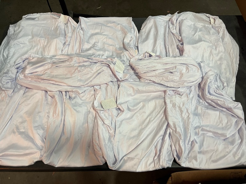 Photo 1 of Craft And Party 30 Pack White Spandex Folding Chair Covers, Stretch Polyester Slipcovers for Wedding, Party & Dining Chairs – Flat Front Design, Universal Fit
