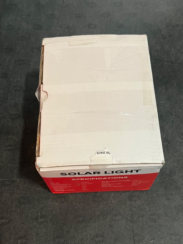 Photo 1 of 2500LM Solar Lights Outdoor with Motion Sensor,3 Head 270° Wide Angle Street Area Lights,IP65 Waterproof Security Lighting with 3 Modes(Non-Remote,1 Pcs)
