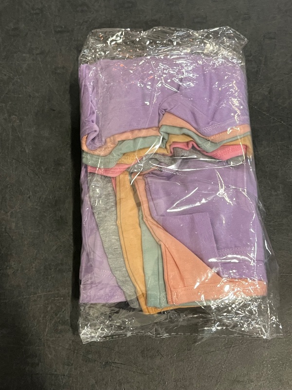 Photo 1 of (XL) 6 PCS Solid Color Floral Pattern Panties 