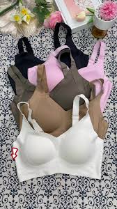 Photo 1 of (XL) Super Firming Bra, Women's Ribbed Push Up Adjustable Wireless Bra, Wire-Free Non-Marking Skin-Friendly Push-Up Bras, 5 Pack 
