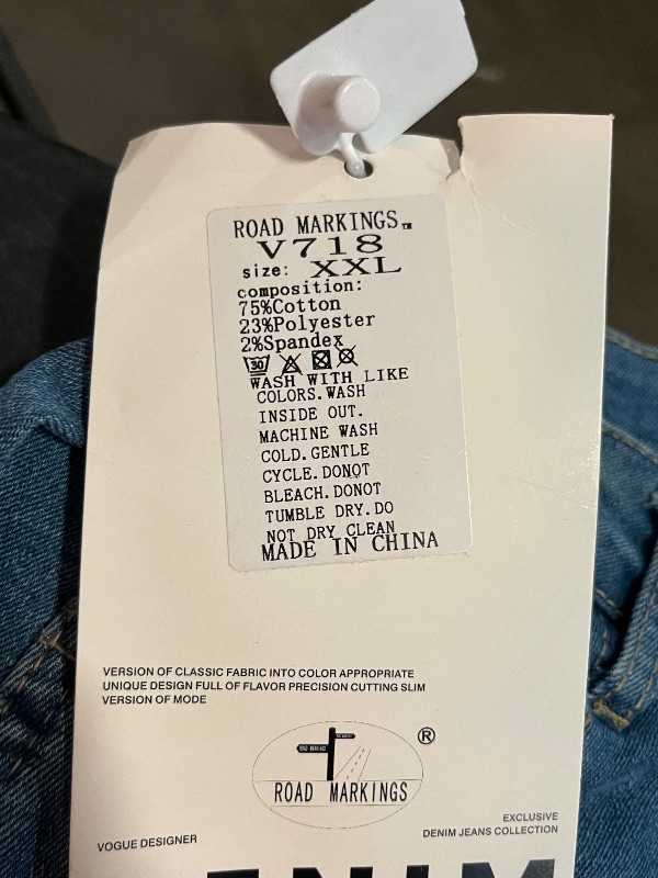 Photo 1 of (XXL) Womens High Waisted Distressed Denim Skinny Jeans 