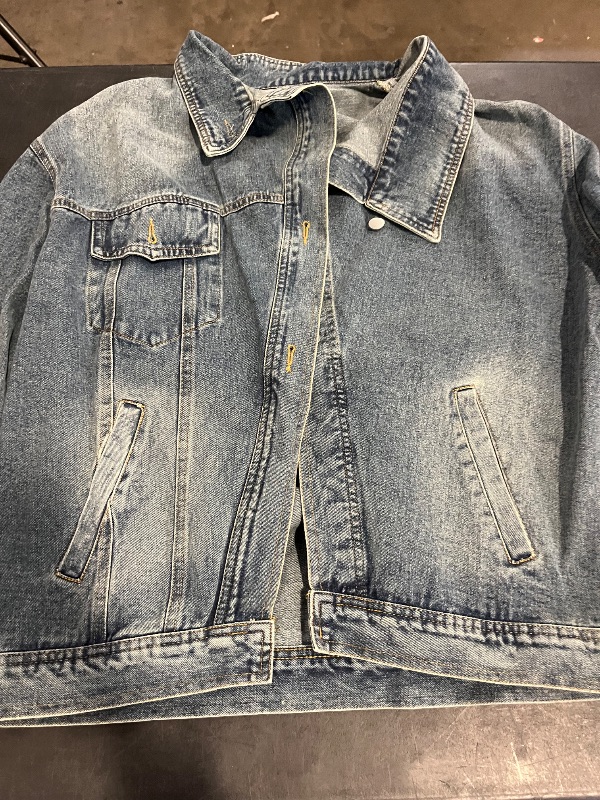 Photo 1 of (XXL) Womens Jean Jacket with Pockets 