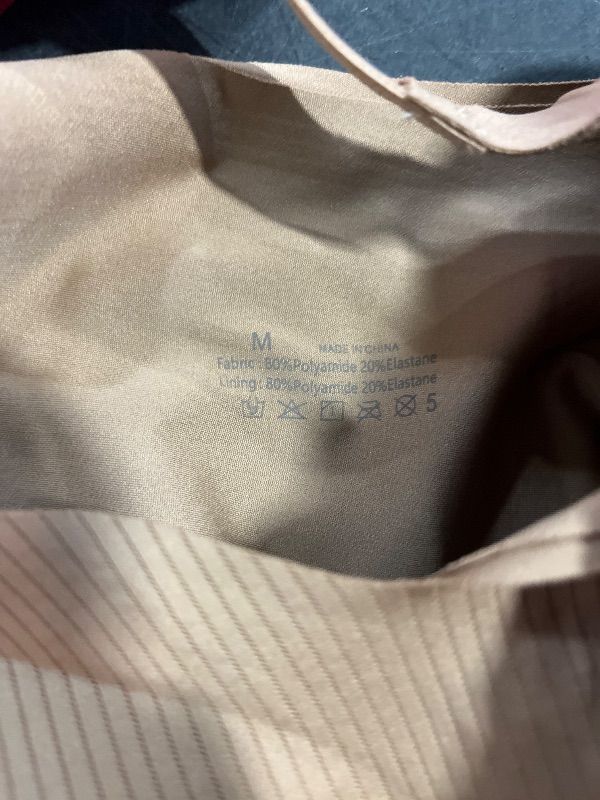 Photo 1 of (M) Super Firming Bra, Women's Ribbed Push Up Adjustable Wireless Bra, Wire-Free Non-Marking Skin-Friendly Push-Up Bras, 5 Pack
