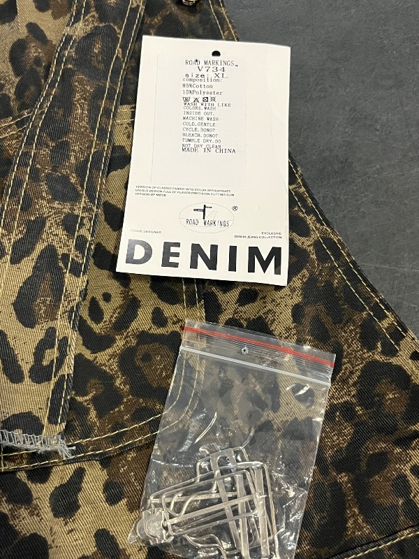 Photo 1 of (XXL) Womens Vintage Leopard Print Overalls 