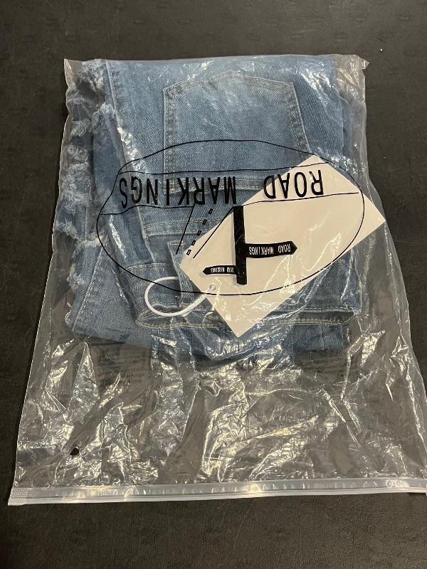 Photo 1 of (M)  Womens High Waisted Distressed Denim Skinny Jeans