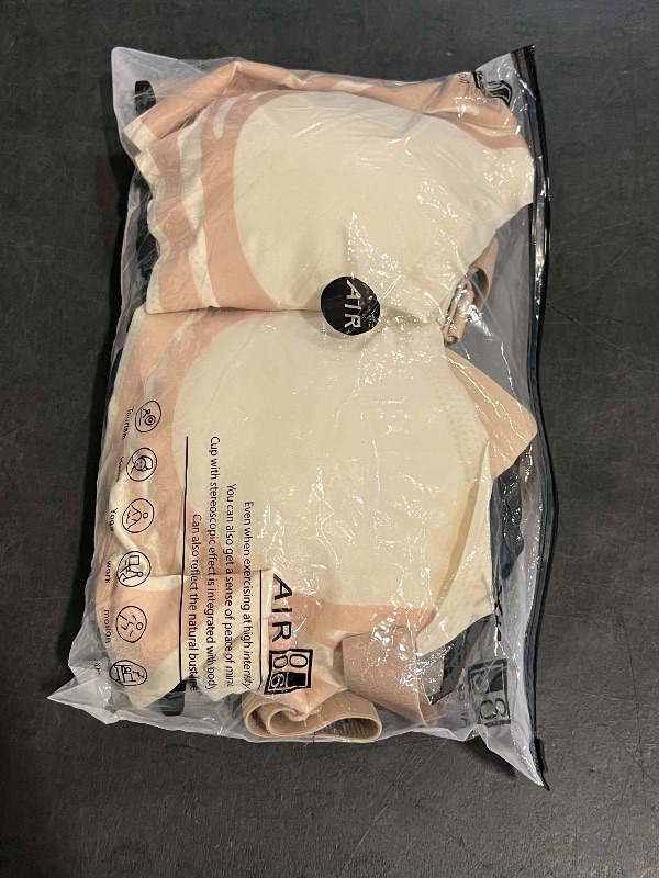 Photo 1 of (XL) Super Gather Bra Wireless Push Up Bras Lifting Anti-Sagging Wireless Push-Up Bra Older Women Bra Soft Comfort Gather Bra
