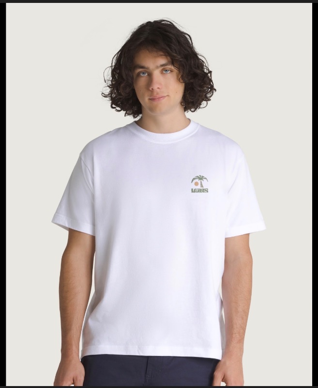 Photo 1 of (M) DayBreak TShirt in White- VANS