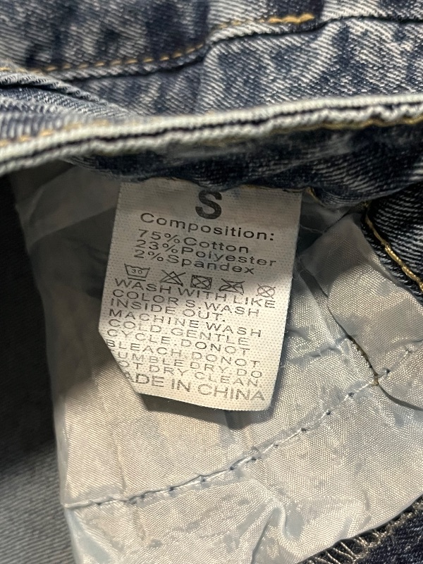 Photo 1 of (S) Womens Skinny Leg Jeans Medium Wash Denim Jeans