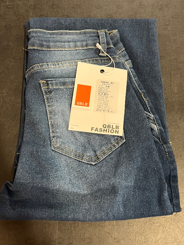 Photo 1 of (M) Womens Dark Wash Wide Leg Denim Jeans , Bootcut Jeans 