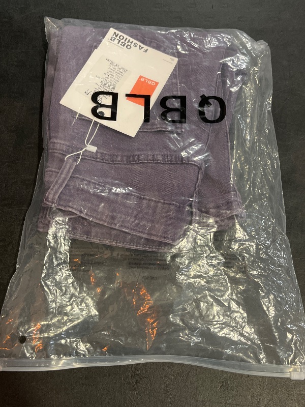 Photo 1 of (S) QBLB Fashion Girls Purple Denim Jeans