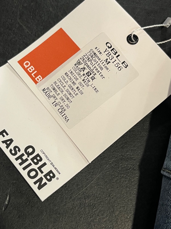 Photo 1 of (M) Womens HIgh Waist PaperBag Jeans with Rigged Waist Line 