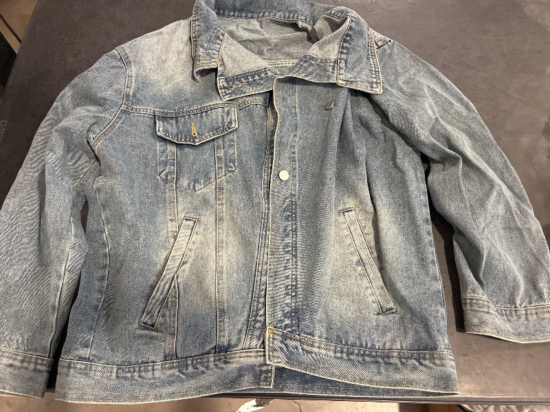 Photo 1 of (XXL) Womens Jean Jacket with Pockets 