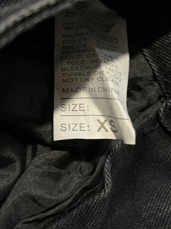 Photo 1 of (XS) Womens High Rise Cargo Pants with Side Pockets 