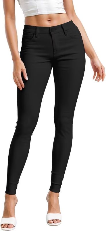 Photo 1 of (Size 36) Womens Hyper Ultra Stretch Comfy Skinny Leg Work Casual Pants
