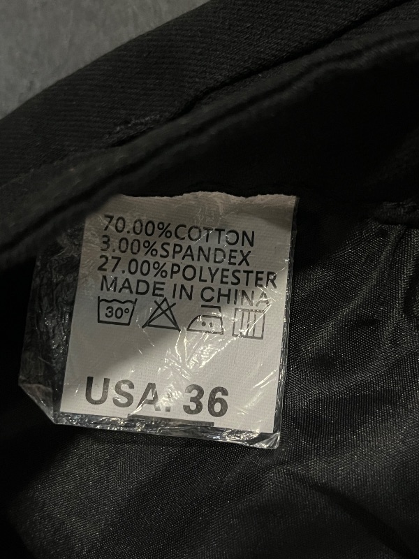 Photo 1 of (Size 36) Womens Hyper Ultra Stretch Comfy Skinny Leg Work Casual Pants
