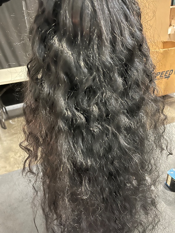 Photo 1 of 24 Inch Wear And Go Glueless Wigs Human Hair Pre Cut 250% Density Water Wave 5x5 HD Lace Closure Wigs