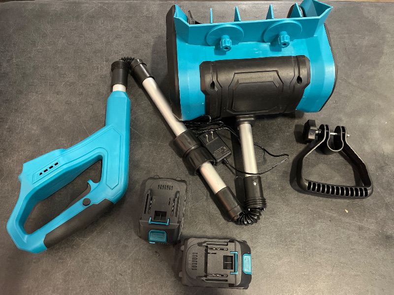 Photo 1 of Cordless Snow Shovel, 13-Inch Electric Snow Blower, 26FT Throw Distance, Battery Snow Thrower, Winter Snow Removal Tool for Home, Yard and Patio, Lightweight 8.5lb
