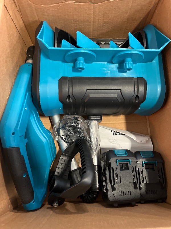 Photo 1 of Cordless Snow Shovel, 13-Inch Electric Snow Blower, 26FT Throw Distance, Battery Snow Thrower, Winter Snow Removal Tool for Home, Yard and Patio, Lightweight 8.5lb
