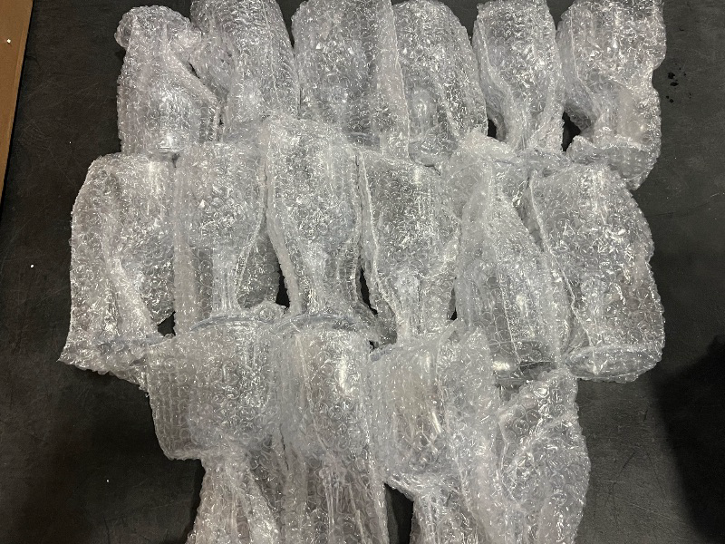 Photo 1 of 16 Only** Plastic Wine Glasses, Plastic Goblets Vintage Style Cordial Drinking Glasses for Wedding Reception, Grand Event Party Supplies, Valentine’s Day (48, Transparent)