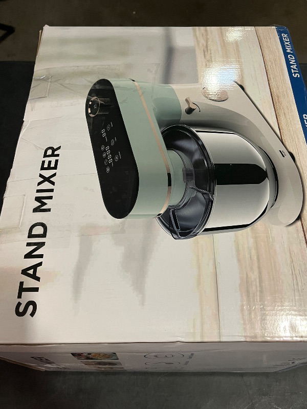 Photo 1 of *SILVER* Stand Mixer 6QT Kitchen Mixer with LED Smart Touchscreen, 11-Speed Tilt-Head Mixer with Timer, 4 Preset Menus, Stainless Steel Bowl, Dough Hook, Whisk, Beater, Silver 
