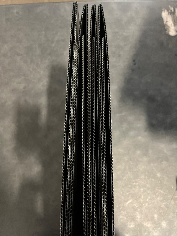 Photo 1 of 4-Pack Desk Dividers for Students - Durable & Waterproof Plastic Study Carrel Divider, Classroom Folders Teacher Supplies, Easy-to-Clean Plastic Privacy Shield Folder Boards for Student Desks, Black
