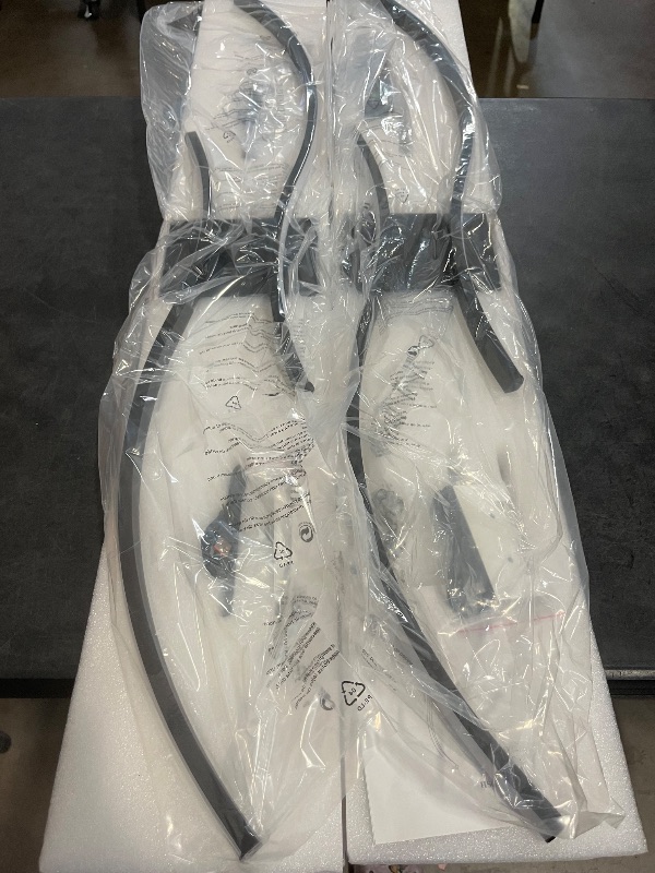 Photo 1 of Battery Operated Wall Sconces Set of Two with Remote Control, Battery Wall Light, Stepless Colors 3000K-6000K & Dimming, Black Rechargeable Wall Sconces for Living Room, Hallway, Bedroom, 39.3 Inch
