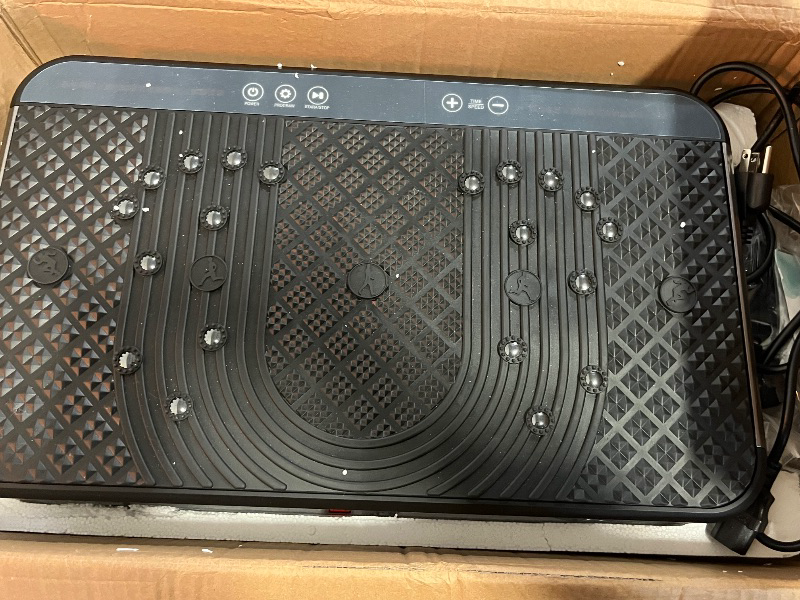 Photo 1 of AXV Vibration Plate Fitness Platform Exercise Machine Vibrating Shaking Full Body Shaker Workout Vibrate Stand Shake Board Sport Gym for Weight Loss Fat Burner for Women Men
