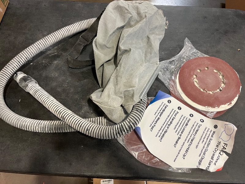 Photo 1 of *GREEN* Drywall Sander, Electric Drywall Sander with Vacuum, Automatic Dust Removal, 7 Variable Speed, 900-1800RPM, 26’ Power Cord, Labor-Saving Handle and Patented Fixture for Ceiling Sanding, LED Light
