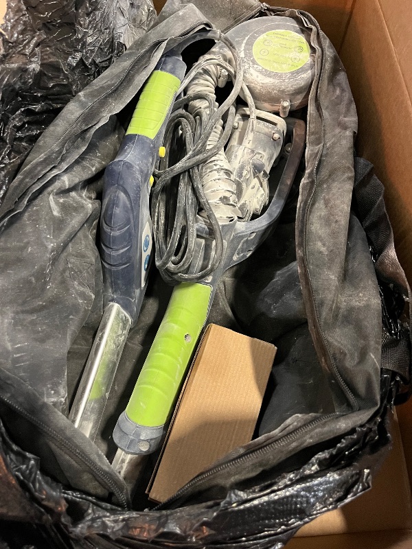 Photo 1 of *GREEN* Drywall Sander, Electric Drywall Sander with Vacuum, Automatic Dust Removal, 7 Variable Speed, 900-1800RPM, 26’ Power Cord, Labor-Saving Handle and Patented Fixture for Ceiling Sanding, LED Light
