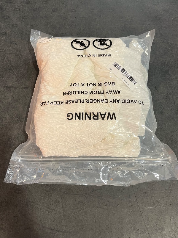 Photo 1 of (L) Womens Silk Lounge 2 Piece Set Button Down Top with Pattern - White
