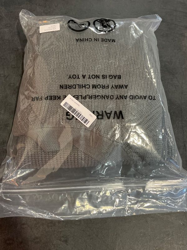 Photo 1 of (M) KIRUNDO Cardigan Sweaters for Women 2024 Fall Open Front Long Sleeve Loose Lightweight Knit Sweater Coat Without Pockets - Dark Grey
