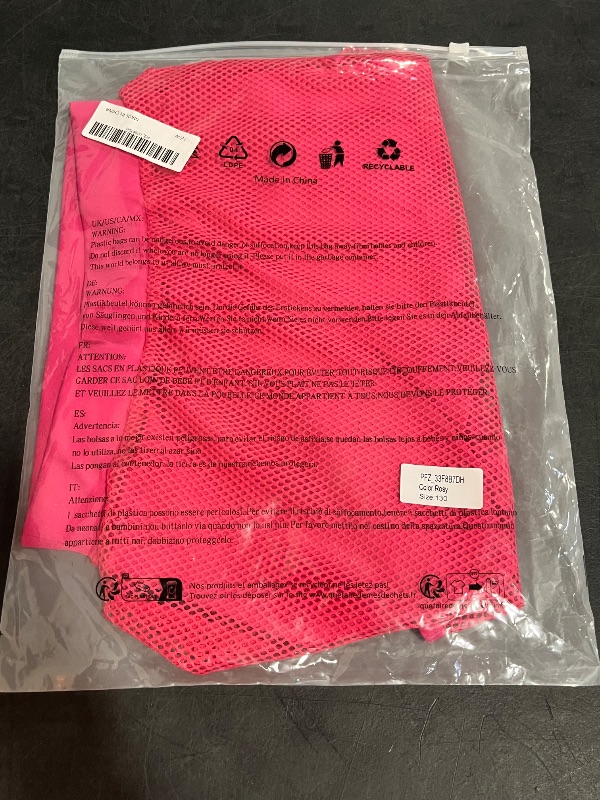 Photo 1 of (S) Girls Flowy Shorts with Pockets Athletic Running Skirt High Waist Rose Red- Target