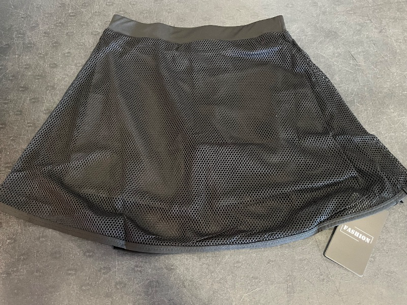 Photo 1 of (L) Girls Flowy Shorts with Pockets Athletic Running Skirt High Waist