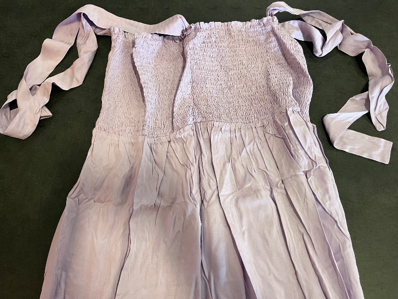 Photo 1 of (L) Women's 2026 Summer Boho Spaghetti Strap Square Neck Solid Color Ruffle A Line Beach Long Maxi Dress
