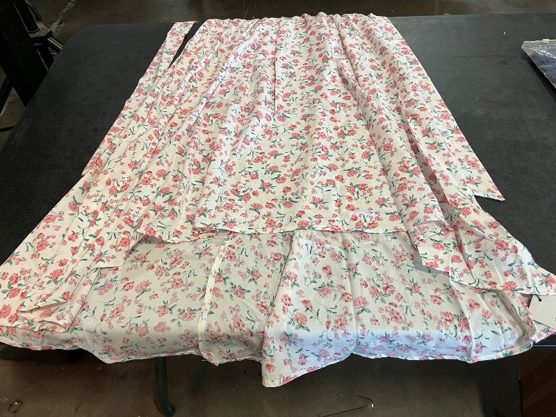 Photo 1 of (L) Womens Floral Dress with Back Tie - Shorter Layer in Front 